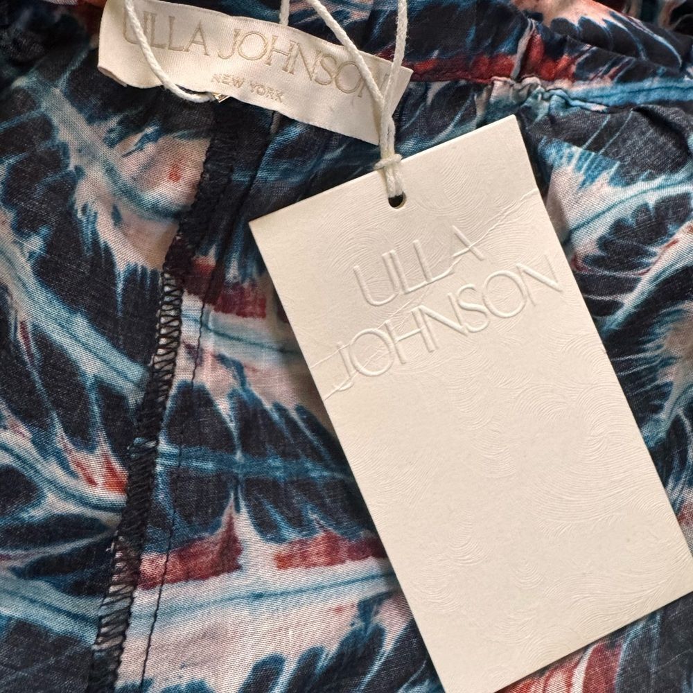 Ulla Johnson bijou Shorts in lazuli large NWT - Picture 4 of 5